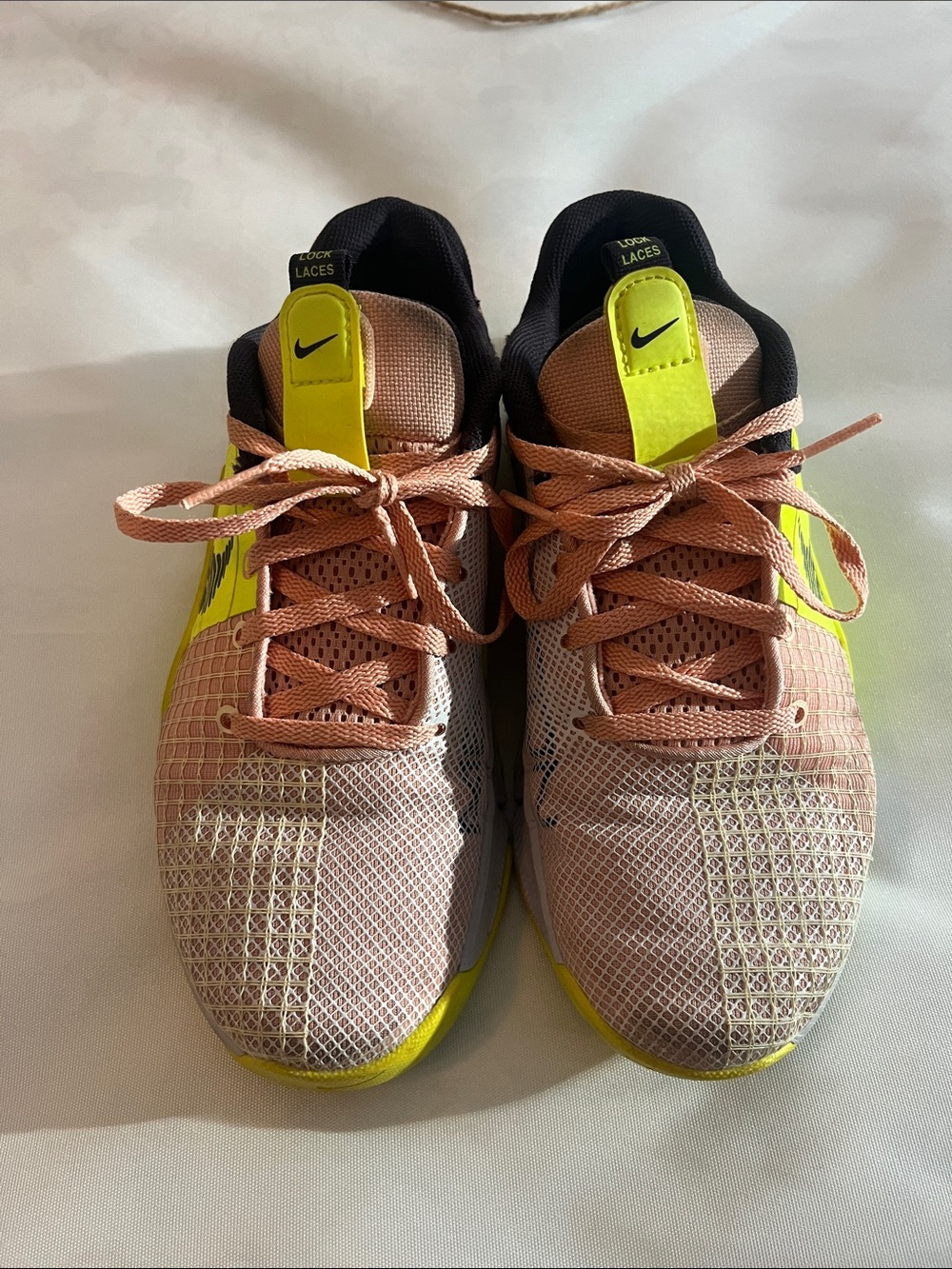 Nike Women’s Pink & Neon Yellow Metcons